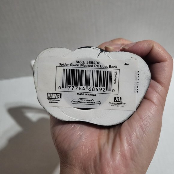 Marvel Comics Spider Gwen Bust Bank Action Figure Coin Bank 7.5" Tall - Picture 7 of 7